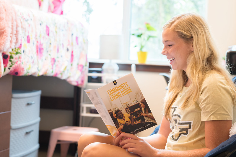 Resident reading CLG