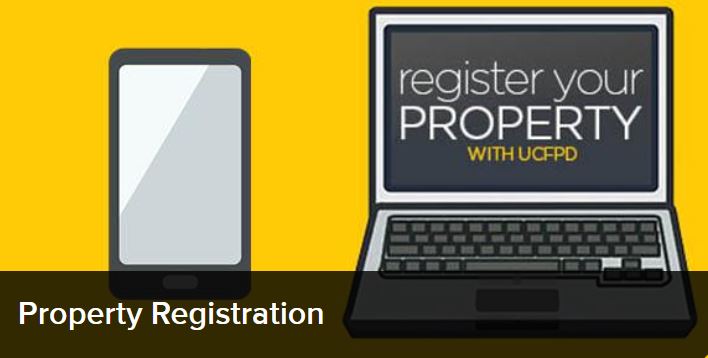 UCFPD property registration graphic