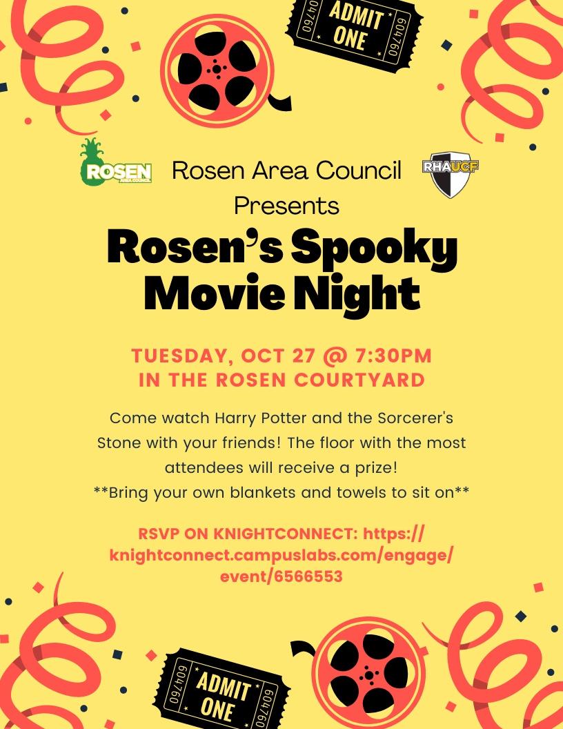 Rosen spooky movie night
