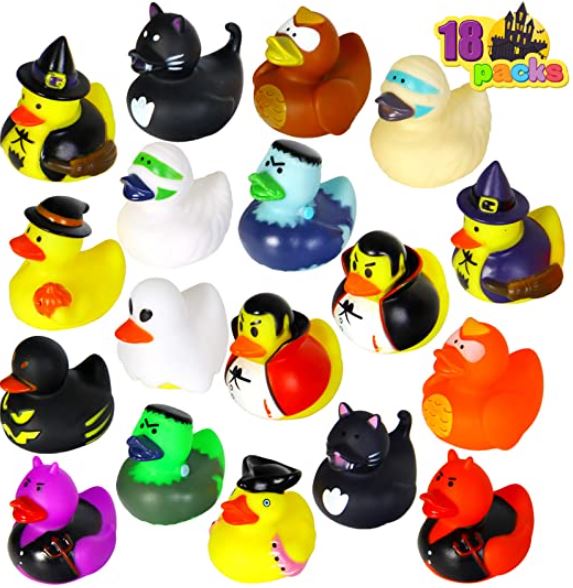 Halloween rubber ducks