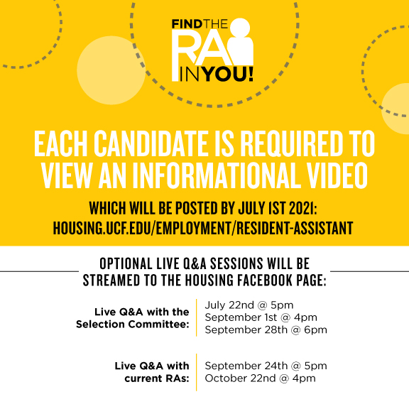 RA info sessions