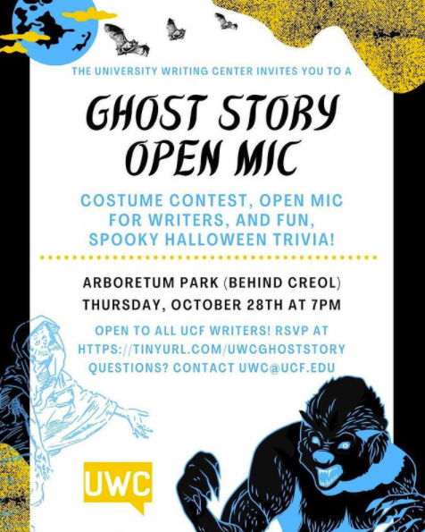 ghost story open mic graphic