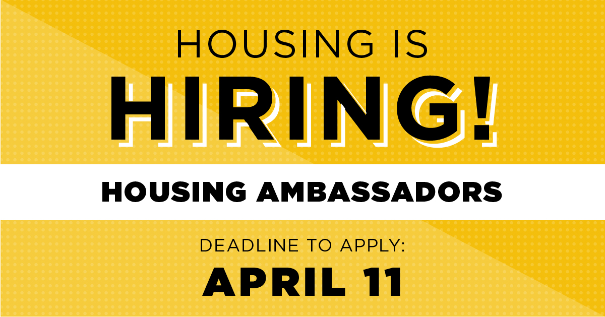 UCF Housing Hiring Housing Ambassadors for 20222023 • Housing and